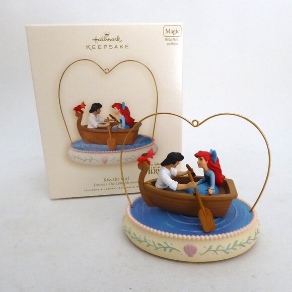 Hallmark Other - NEW 2007 HALLMARK DISNEY LITTLE MERMAID KISS THE GIRL MAGIC CHRISTMAS ORNAMENT